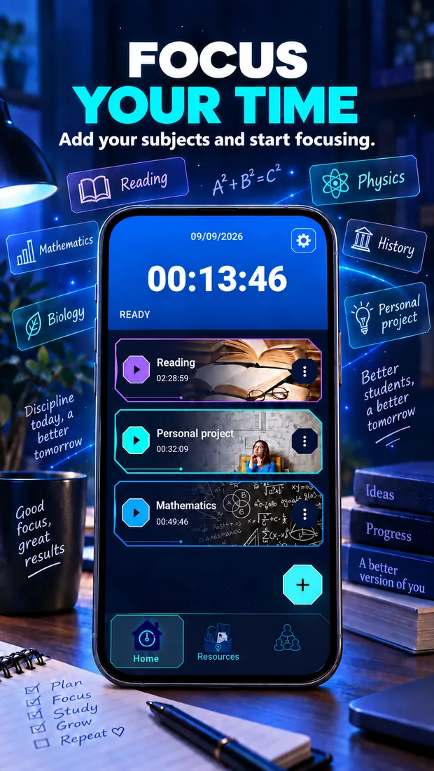 Focus your time: add your subjects